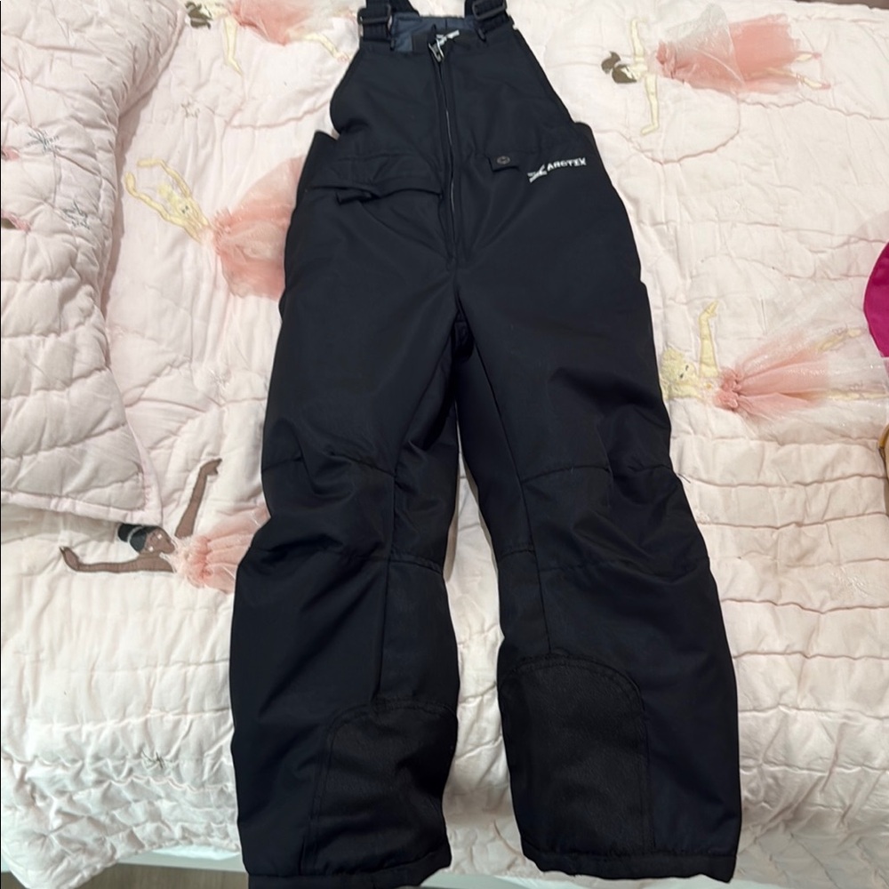 Arctix Kids Black Snow Bibs